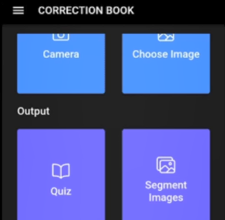 Correction Book - AI driven MCQ app